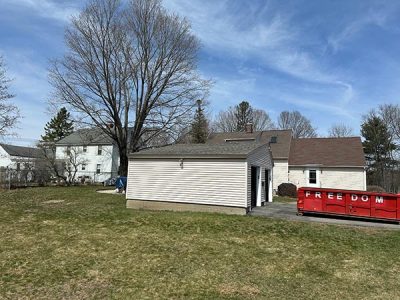 Garage Siding Installation