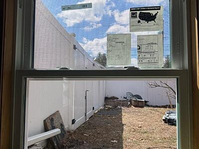Newly Installed Single Hung Window