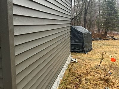Beaded Siding Installation