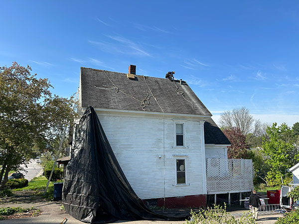 Before New Shingle Roof Installation