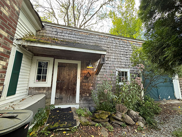 Before White Vinyl Siding Replacement Project